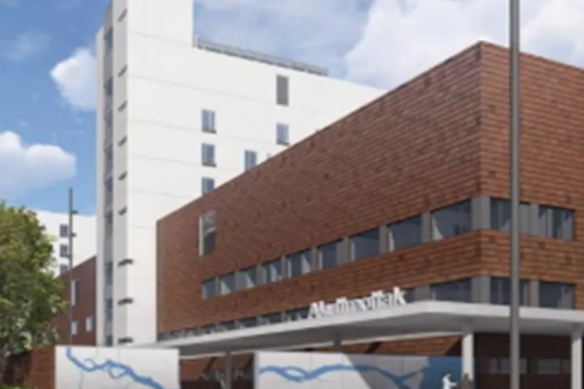 Illustrasjonsbilde av akuttmottaket ved det nye sykehuset i Drammen.